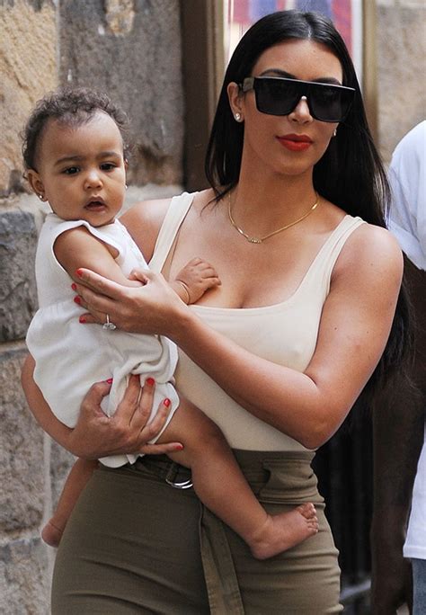 Kim kardashian west and daughter north for skims cozy kids. Mommy Kim Kardashian proud? North West's modelling debut ...