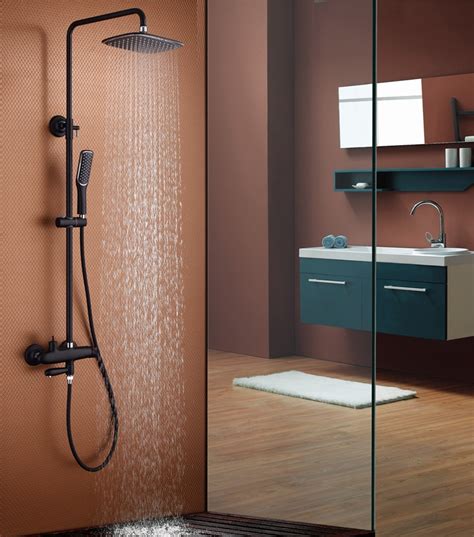 We will have the option of having since you will have a stationary shower head mounted on the wall, you could mount the hand held shower at a lower position. Wall Mounted Brass three functions Bath Rainfall Shower ...