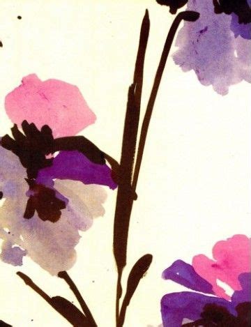 Anemone field, lourdes sánchez, watercolor and ink on paper. Powerful Abstracts by artist Lourdes Sanchez | Floral ...