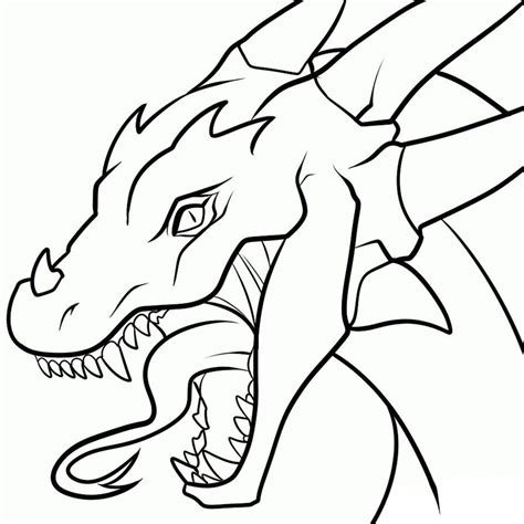 We will follow a step by step process, so you can learn easily how to draw a cool flying dragon: Drawings Of Dragons Heads | Easy dragon drawings, Easy ...