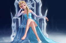elsa frozen anime sexy feet wallpaper throne her princess fever legs girls disney girl movie version blonde hair post long