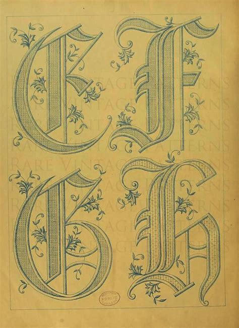 5 alphabet kit stencil sku: FRENCH ALPHABET LETTERS Stencil Initials E-F-G-H 5 x Files Jpg Png ...