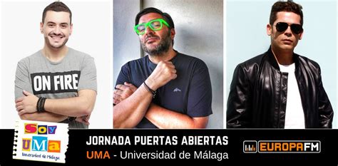 Juanma romero se inició en la radio como meteorólogo, para luego realizar diversas colaboraciones en diferentes programas. Europa FM se une a las Jornadas de Puertas Abiertas de la ...