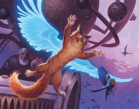 It differed from other types of magic such as divine magic because the wielder was tapping directly into the weave. Arcane Flight - MtG Art | Mtg art, Mythical creatures art ...