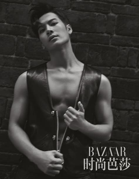 The site owner hides the web page description. Jackson goes from suits to shirtless in December 2016's Harper's Bazaar China - Asian Junkie