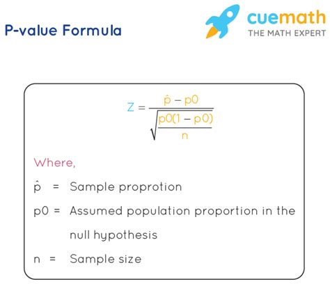 P-value Formula - What is P-value Formula?, Examples