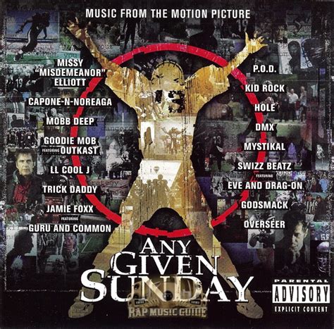 This is the soundtrack album for oliver stone's 1999 drama about a fictitious football team in crisis. Any Given Sunday - Motion Picture Soundtrack: CDs | Rap ...