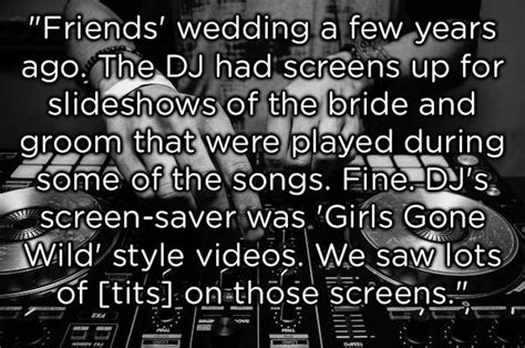 With dan being scottish, they originally thought about having their wedding in the far north of the country (the area where he's from) but it turned out. Wedding Day Horror Stories (15 pics)