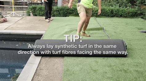 A quick and easy guide on how to lay artificial grass. Easy Turf - How To Install Artificial Grass - YouTube