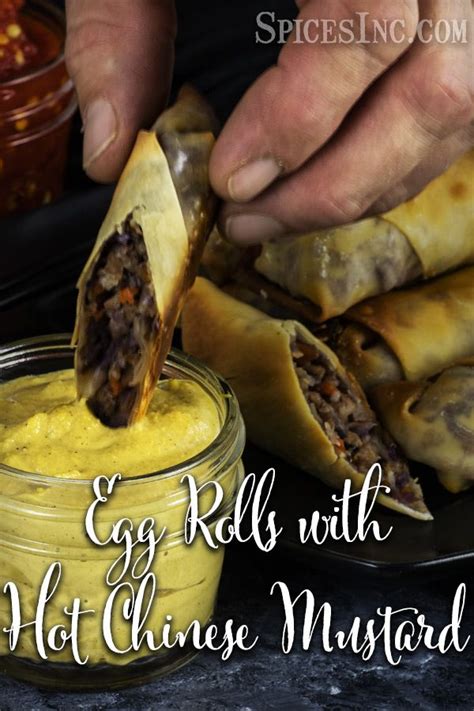 Maybe you would like to learn more about one of these? Egg Rolls with Hot Chinese Mustard | Recipe | Recipes, Egg ...