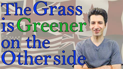 From where i'm standing (from where i'm standing) my grass is green. The Grass is Greener on the Other side - YouTube