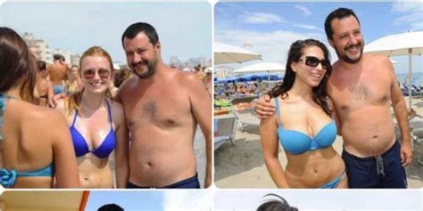 Nello stesso articolo salvini viene definito beach boy, tipo da spiaggia. Matteo Salvini a Milano Marittima festa in spiaggia: le ...