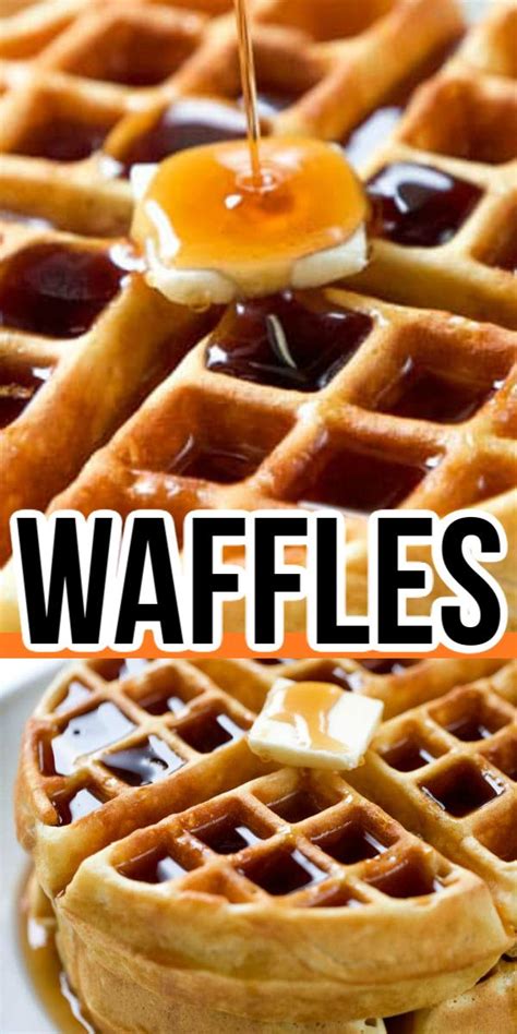 Add the flour mixture to the wet ingredients and whisk. THE BEST Homemade Waffle Recipe! Made with simple ...