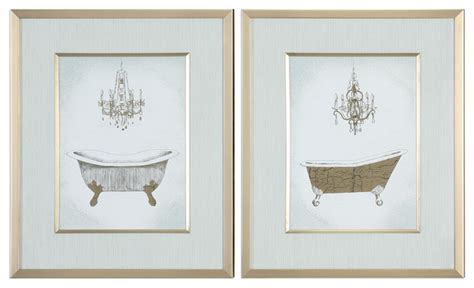 We did not find results for: 2-Piece Ornate Gold Bath Tub Room Wall Art Print, Chandelier Vintage Style Elega - Contemporary ...