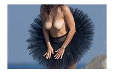 myla dalbesio shoot scenes behind topless nude model below