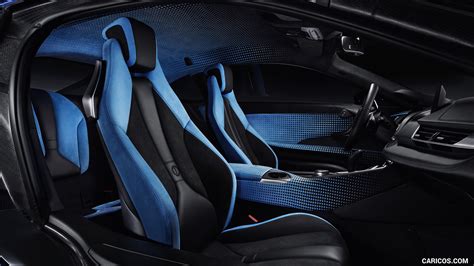 The bmw i8 is a hybrid sports car. 2017 BMW i8 Garage Italia CrossFade - Interior, Seats | HD Wallpaper #9