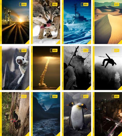 Gorgeous National Geographic Rebrand by Justin Marimon, via Behance (With images) | Graphic ...