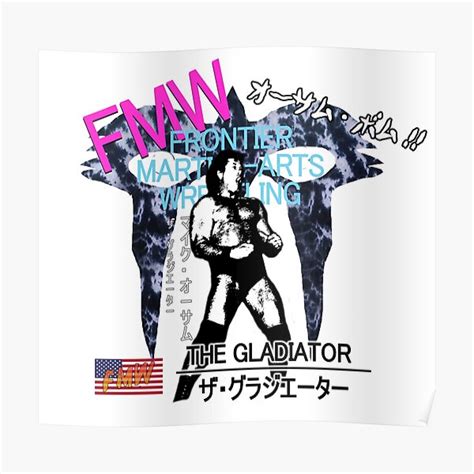 Cactus jack vs shoji nakamaki terry gordy vs. Fmw Posters | Redbubble