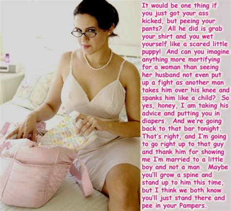 In paraphilic infantilism , a sissy baby is a man who likes to play the role of a baby girl. Sträng | Diaper captions, Baby captions, Diaper girl
