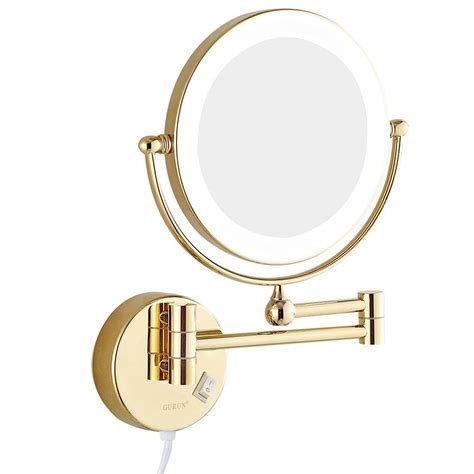 Your half bathroom will look more open and inviting with a large. Luxury Wall Mount Bathroom Makeup Mirrors with led Lights ...