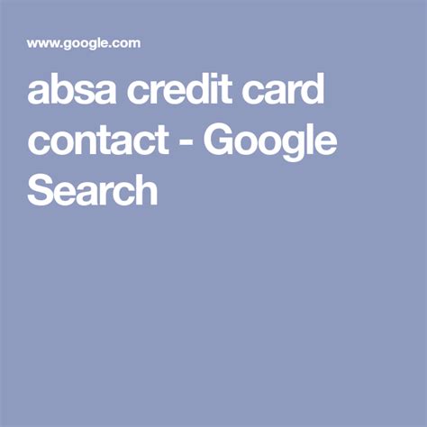 Make sure your contact details with the bank are kept updated. absa credit card contact - Google Search | Credit card limit, Types of credit cards, Gold credit ...