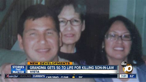 The idea of a handsome. Grandma gets 50 to life for killing son-in-law - YouTube