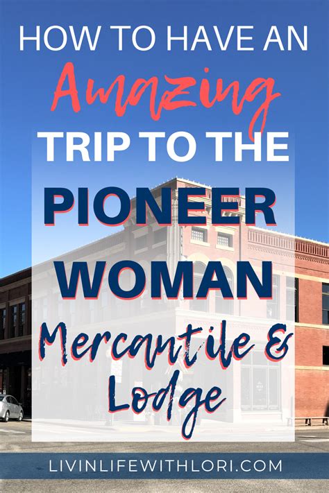 Maybe you would like to learn more about one of these? Tips For Planning Your Visit To The Pioneer Woman ...