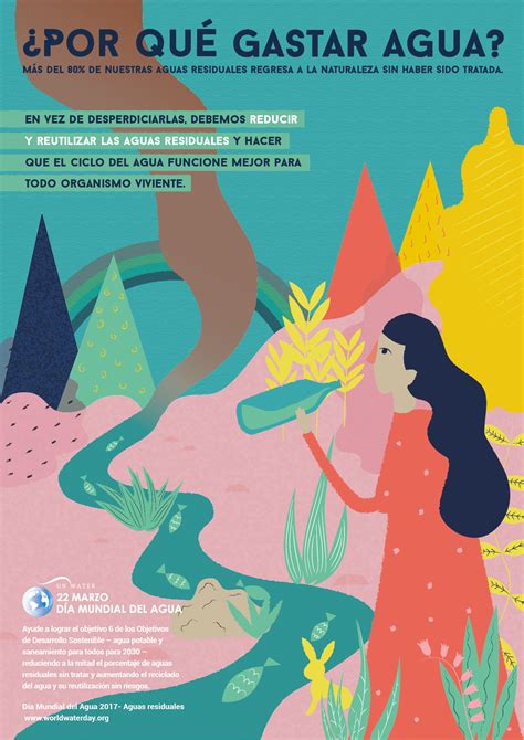El día mundial del agua, que se celebra cada 22 de marzo, se centra en la importancia del agua dulce en nuestras vidas. ONU México » ¿Por qué gastar agua?, Día Mundial del Agua 2017