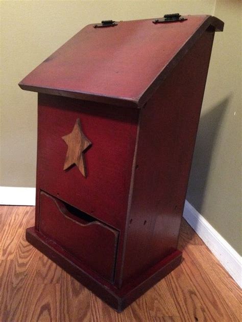 Potato storage bin veggie bin idea. Potato and Onion Bin...Tater Bin Primitive Distressed ...