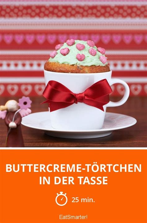 • jetzt ist es zeit, den kuchen zu backen. Buttercreme-Törtchen in der Tasse | Rezept in 2020 ...