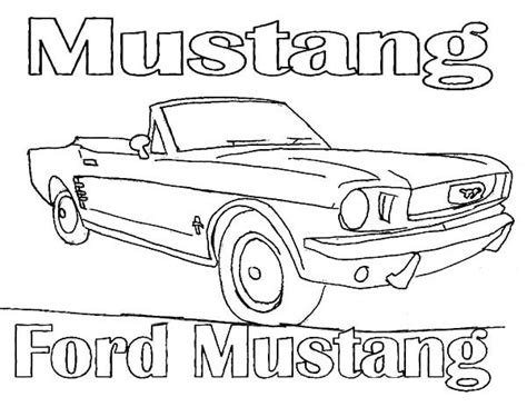 Finding a company that was able to match this paint was a challenge. How To Draw Car Mustang Coloring Pages : Best Place to ...