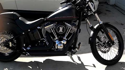 2013 harley blackline, original owner, 8000km brand new tires and service at the end of last year. 2012 Softail Blackline FXS - YouTube