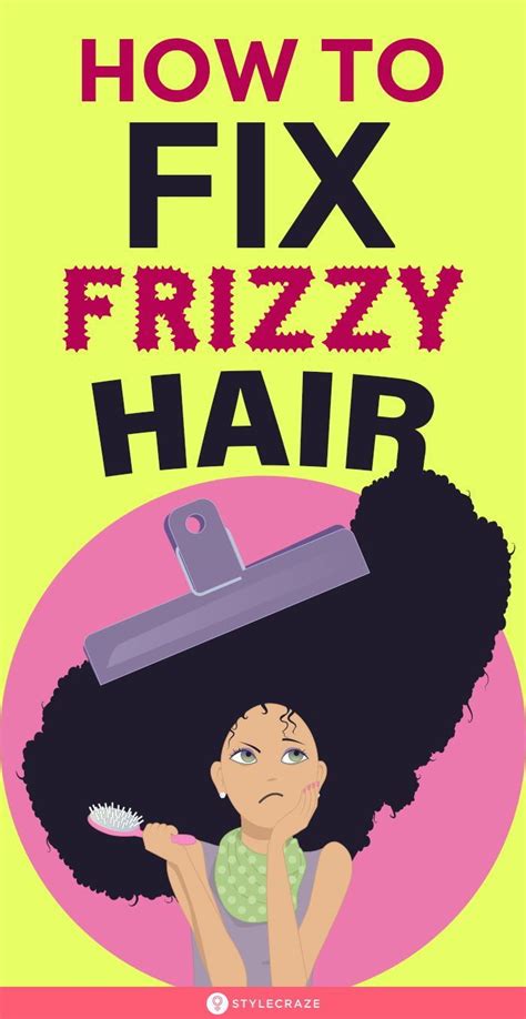 Frizzy hair tends to be drier, so you need to put moisture into it. How To Get Rid Of Frizzy Hair | Frizzy hair, Frizzy, Hair ...