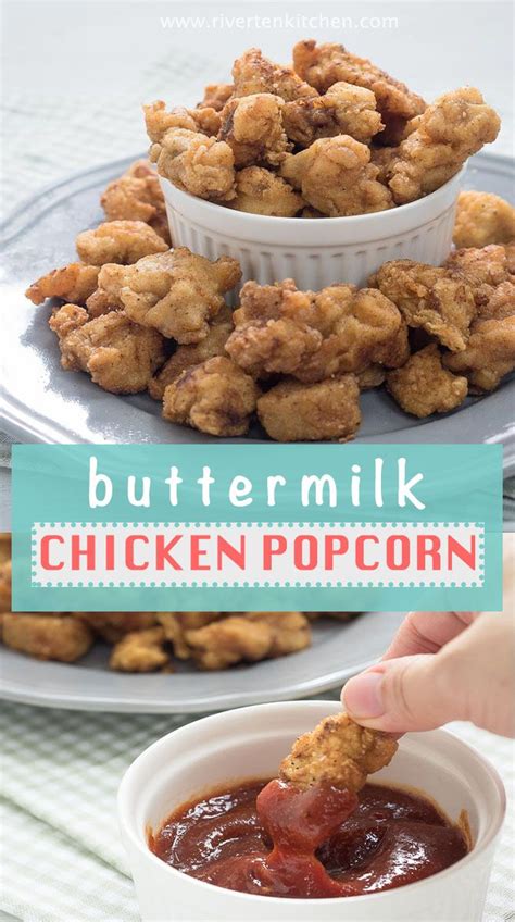Do you love buttermilk fried chicken spicy or not ?! A simple Chicken Popcorn recipe made of bite-size chicken ...