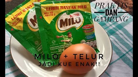 Cara membuat kue kering nastar yang lembut dan lumer untuk lebaran. OLAHAN MILO + TELUR JADI KUE ENAK | RESEP MILO LAVA CAKE - YouTube