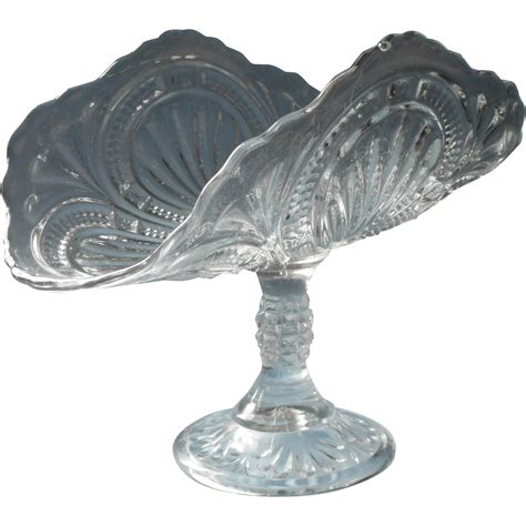 Antique Banana Compote Stand Grapes EAPG Pressed Glass | Compote, Pressed glass, Grapes