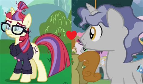 She helps derpy and doctor hooves. Moondancer and Star Bright by 3D4D on DeviantArt