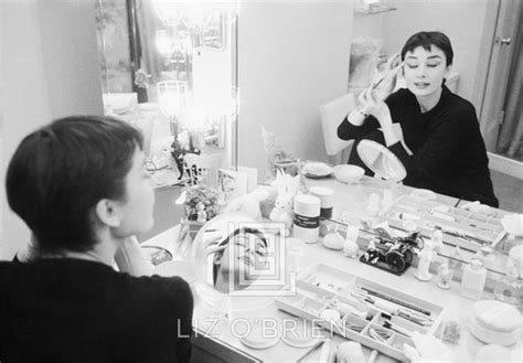 Audrey hepburn was born as audrey kathleen ruston on may 4, 1929 in ixelles, brussels, belgium. Audrey Hepburn Applies Makeup in Two Mirrors with Eyes ...