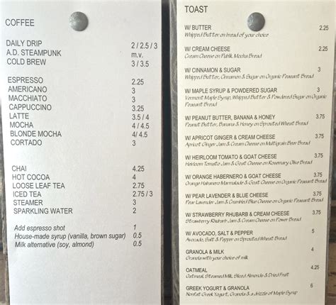 We established dublin's first micro coffee roastery in 2013 on a sunny corner of sheriff street, in dublin's north docklands. Publik Coffee Roasters menu - SLC menu