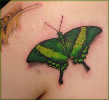 Green butterfly tattoo on ankle. Green Butterfly Tattoo by Shane ONeill : Tattoos