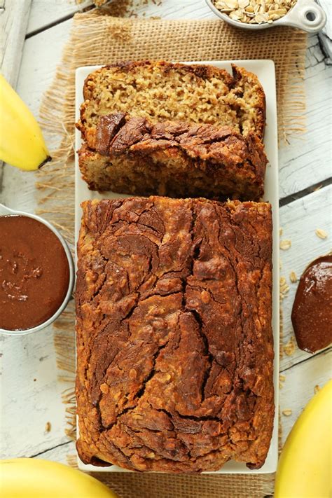 2 whole cups of mashed banana for banana nut bread, add 3/4 cup of chopped nuts to the banana bread batter; Gluten-Free Nutella Banana Bread | Minimalist Baker Recipes