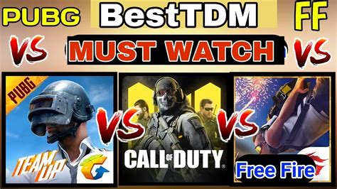 To be clear call of duty has been present on mobile phones before, but the extent of the gameplay has been limited to mostly single player. PUBG Mobile VS Call of Duty Mobile VS Garena Free Fire TDM ...