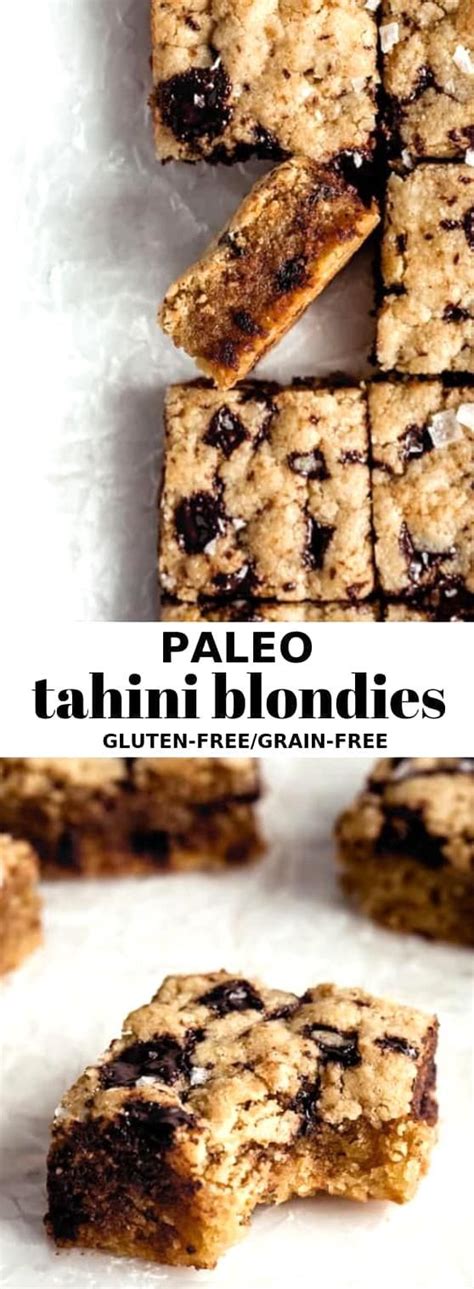 Just make sure your recipe is relatively low calorie and all is good. These paleo tahini blondies are made with 8 simple ingredients for a healthy dessert that is g ...