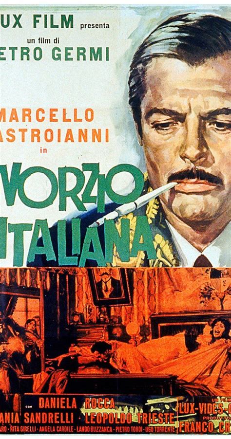 Restored in 4k in 2018 by cineteca di bologna at l'immagine ritrovata laboratory marcello mastroianni & daniela rocca. Divorce Italian Style: Directed by Pietro Germi. With ...