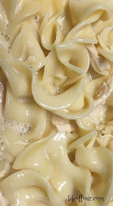 Plus, it's good any time of the year! Classic Creamy Chicken Noodle Soup #chickennoodlesoup | Creamy chicken noodle soup, Chicken ...