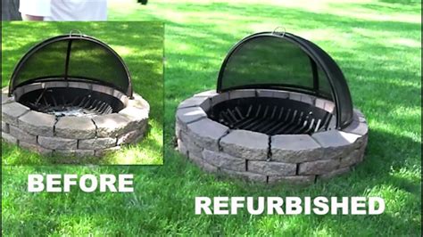 We use this fire pit, which packs down. Video - Fire Pit Grate and Fire Pit Screen Cleaning and ...