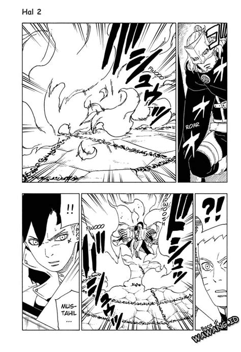 Dia mencapai mimpinya untuk menjadi ninja terhebat di desa dan wajahnya duduk di atas monumen hokage. Baca Manga Boruto Chapter 47 Sub Indo - WAWANG.ID