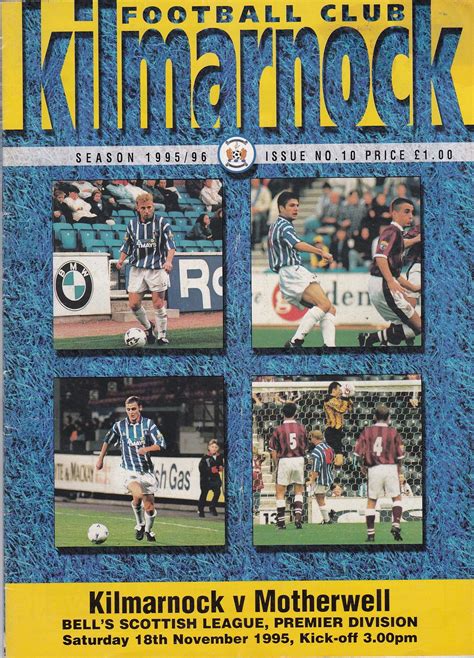 A complete record of competitive matches played between the two teams. Kilmarnock vs Motherwell - 1995 - Cover Page in 2020 ...