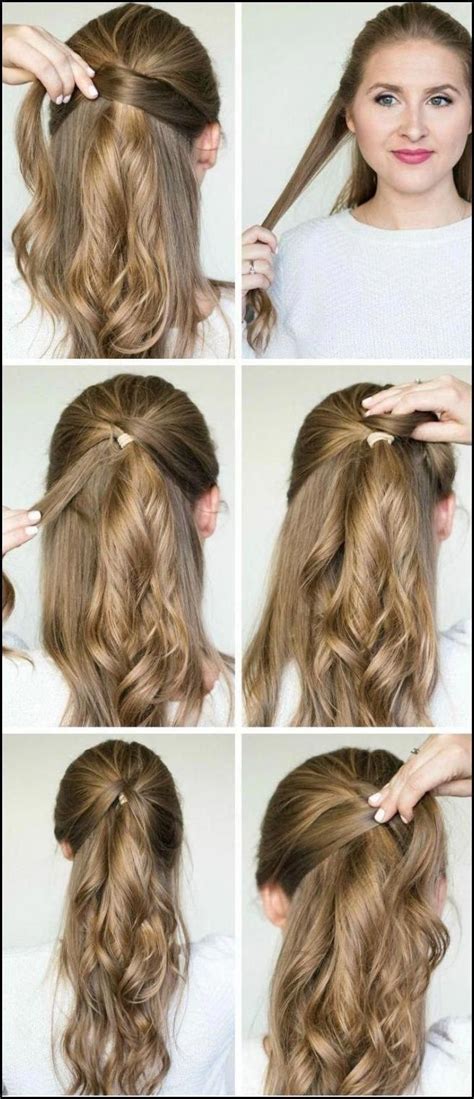 Easy hairdos to try with your short hair. easy hairstyles at home for short hair #Easyhairstyles ...