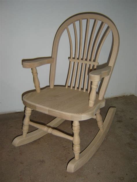 Maybe you would like to learn more about one of these? New Solid Oak Wood Childrens White Rocking Rocker Chair ...